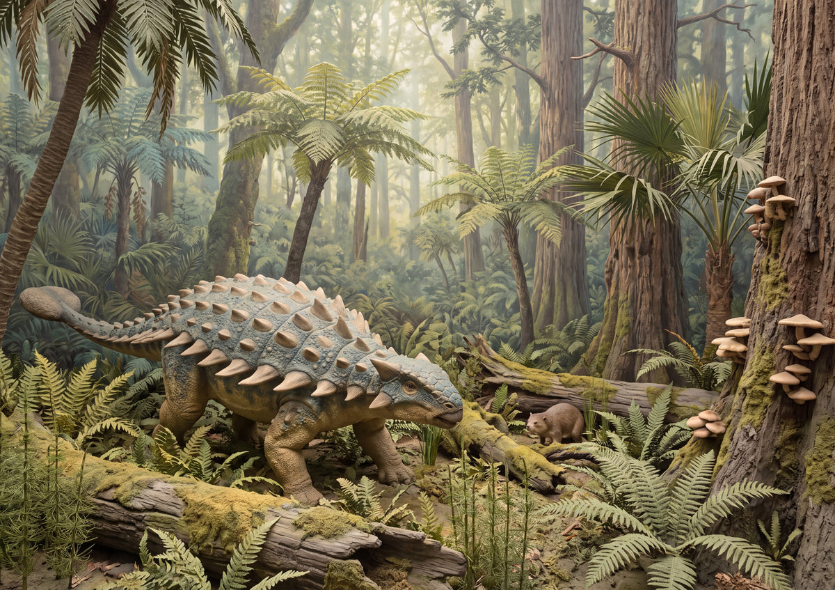 Ankylosaurus in the Fern Forest jigsaw puzzle