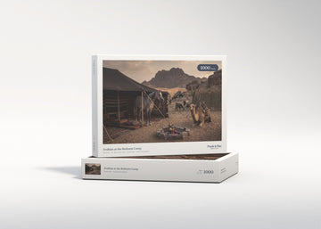 Arabian at the Bedouin Camp jigsaw puzzle - gift box