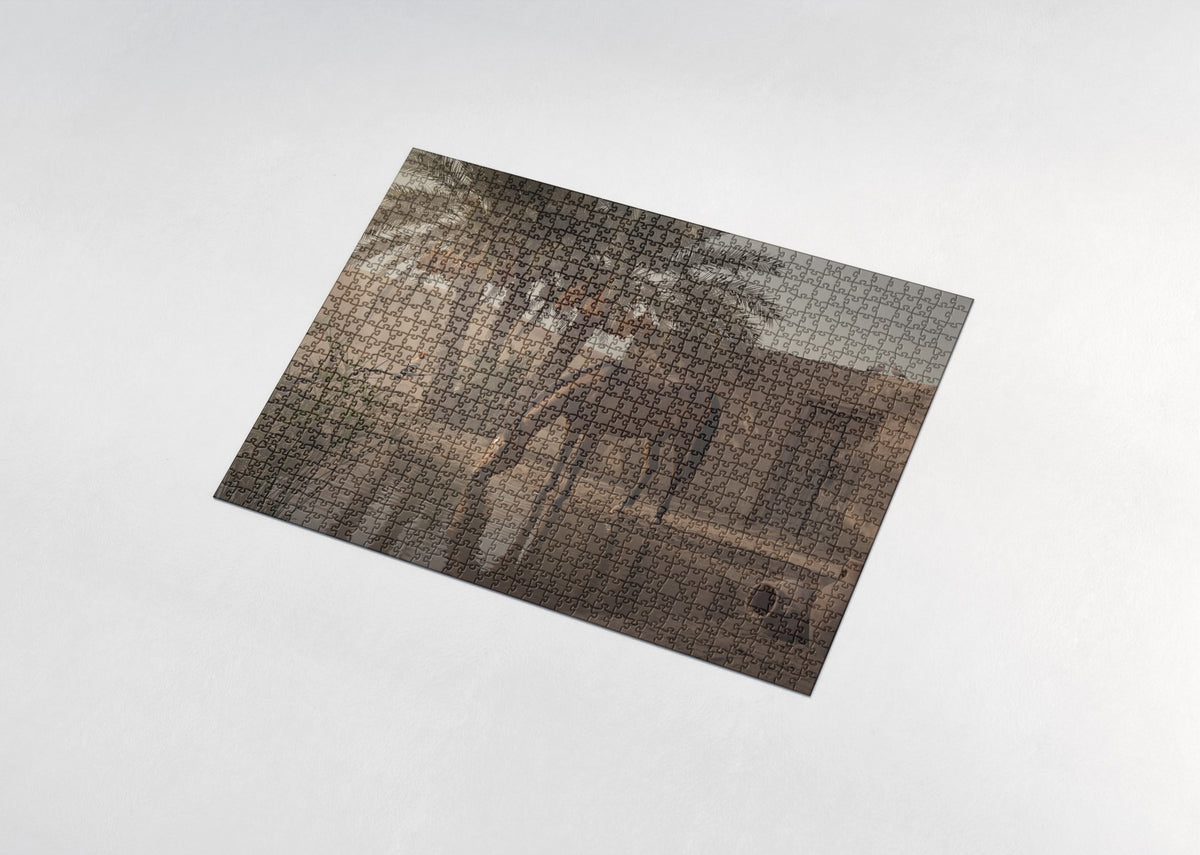Arabian at the Palm Oasis jigsaw puzzle - assembled puzzle