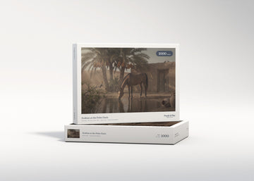 Arabian at the Palm Oasis jigsaw puzzle - gift box