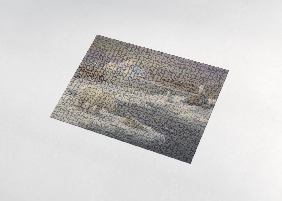 Arctic Animals Collage jigsaw puzzle - assembled puzzle