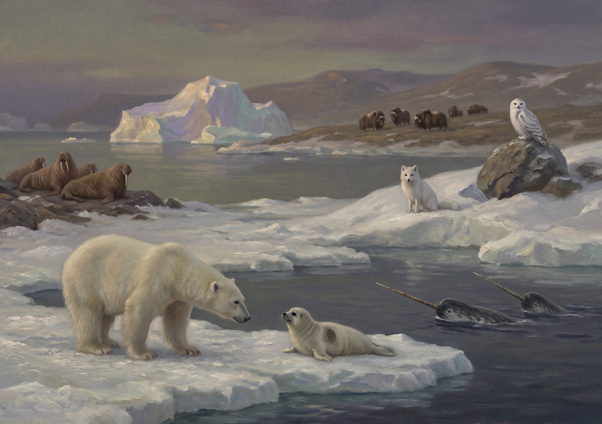 Arctic Animals Collage jigsaw puzzle