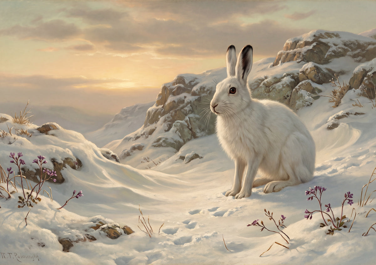 Arctic Hare in the Snowdrift jigsaw puzzle