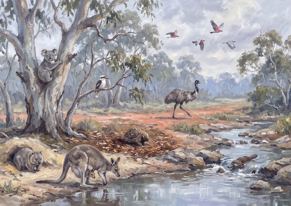 Australian Animals Collage jigsaw puzzle
