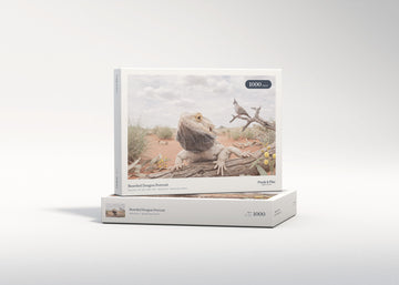 Bearded Dragon Portrait jigsaw puzzle - gift box