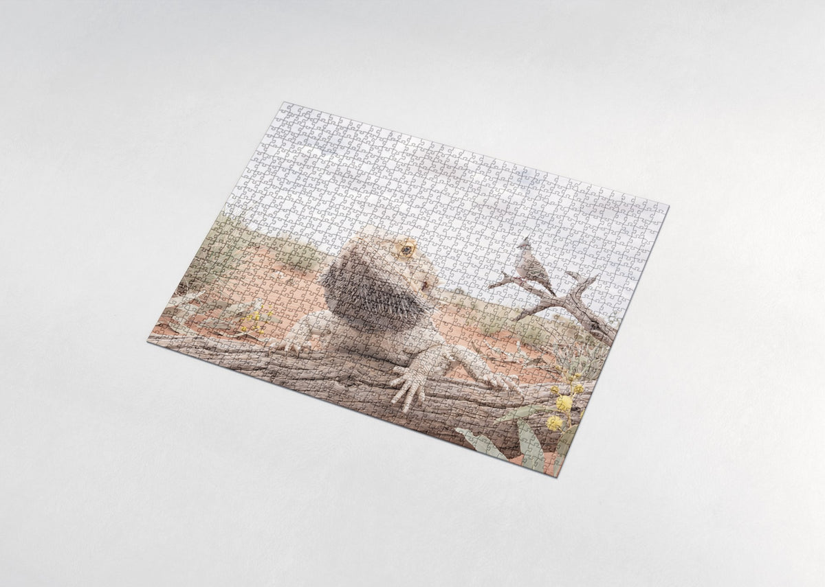 Bearded Dragon Portrait jigsaw puzzle - assembled puzzle