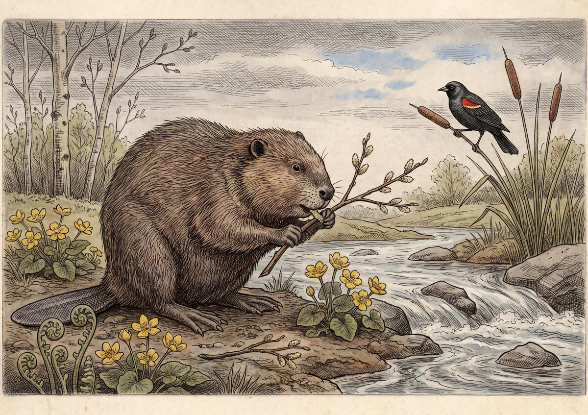Beaver in the Spring Creek jigsaw puzzle