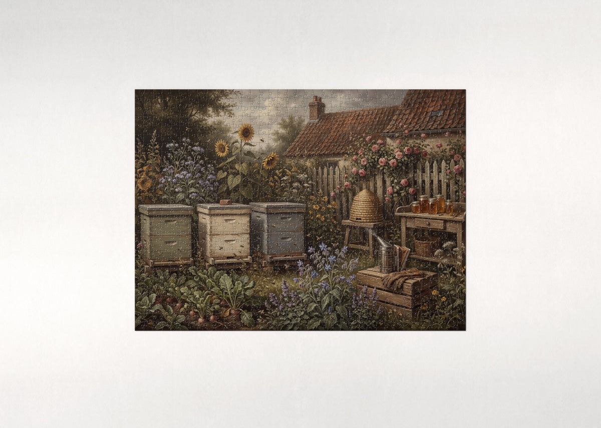 Beekeeper's Garden in Summer jigsaw puzzle - flat puzzle