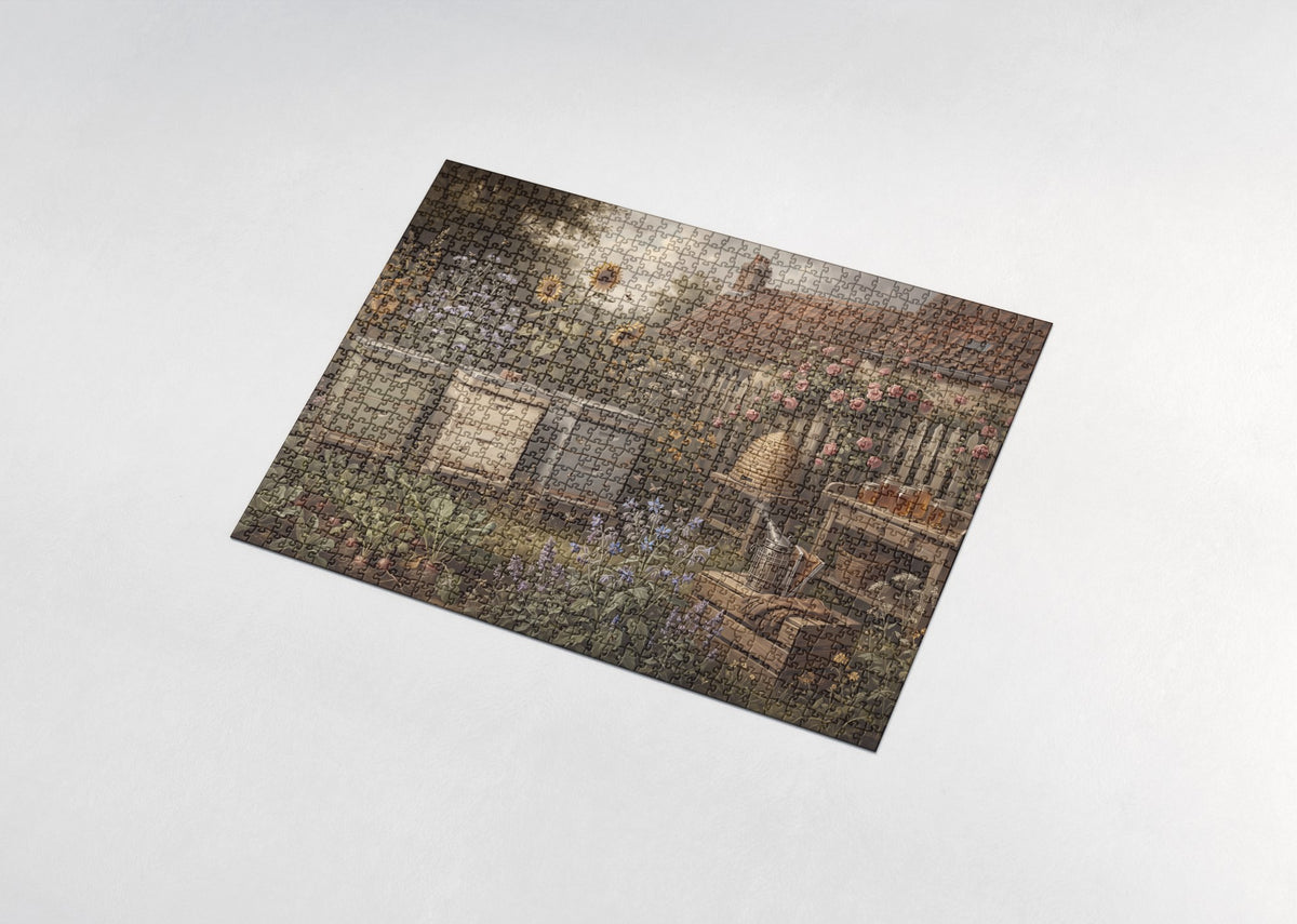 Beekeeper's Garden in Summer jigsaw puzzle - assembled puzzle