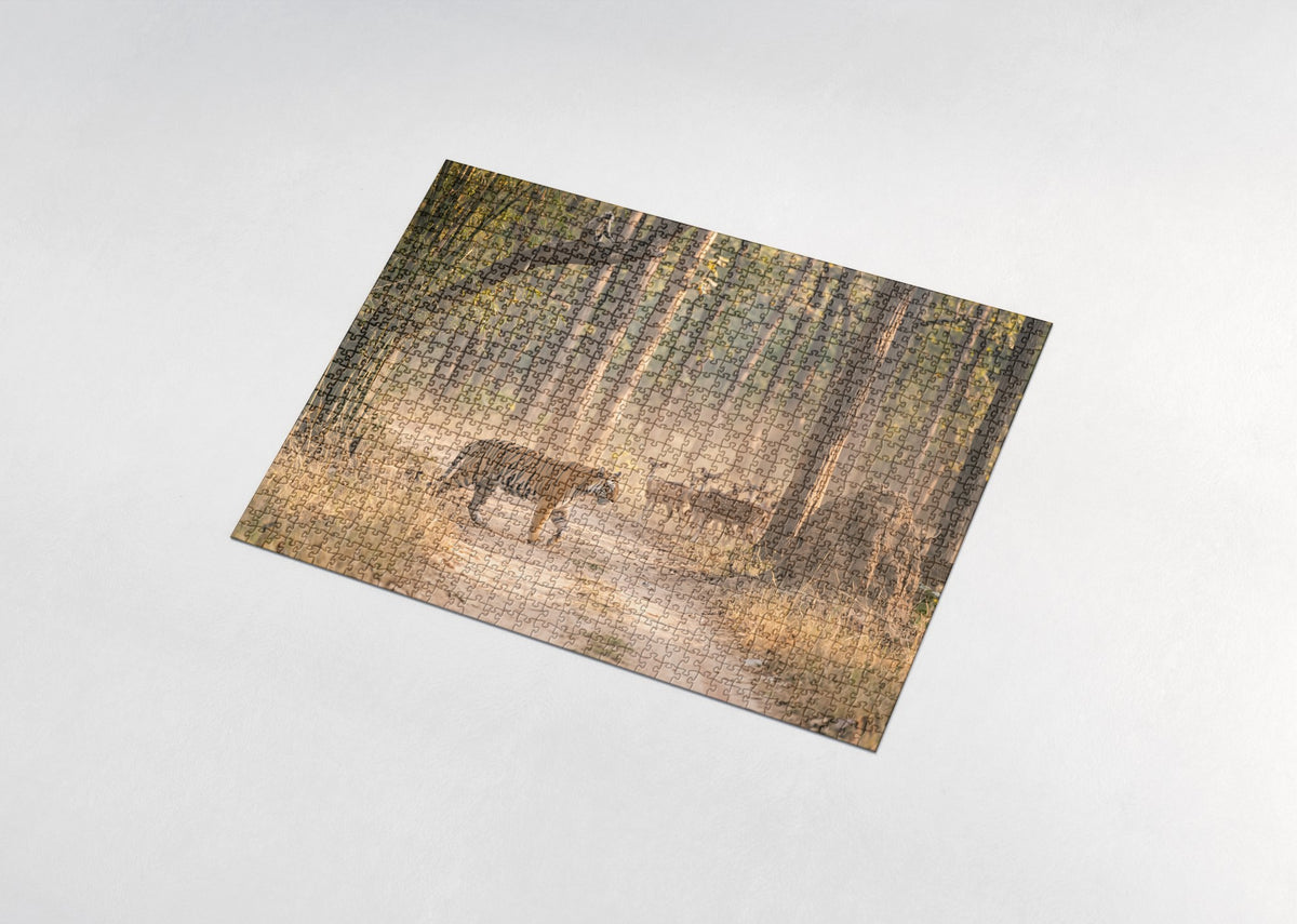 Bengal Tiger in the Jungle jigsaw puzzle - assembled puzzle