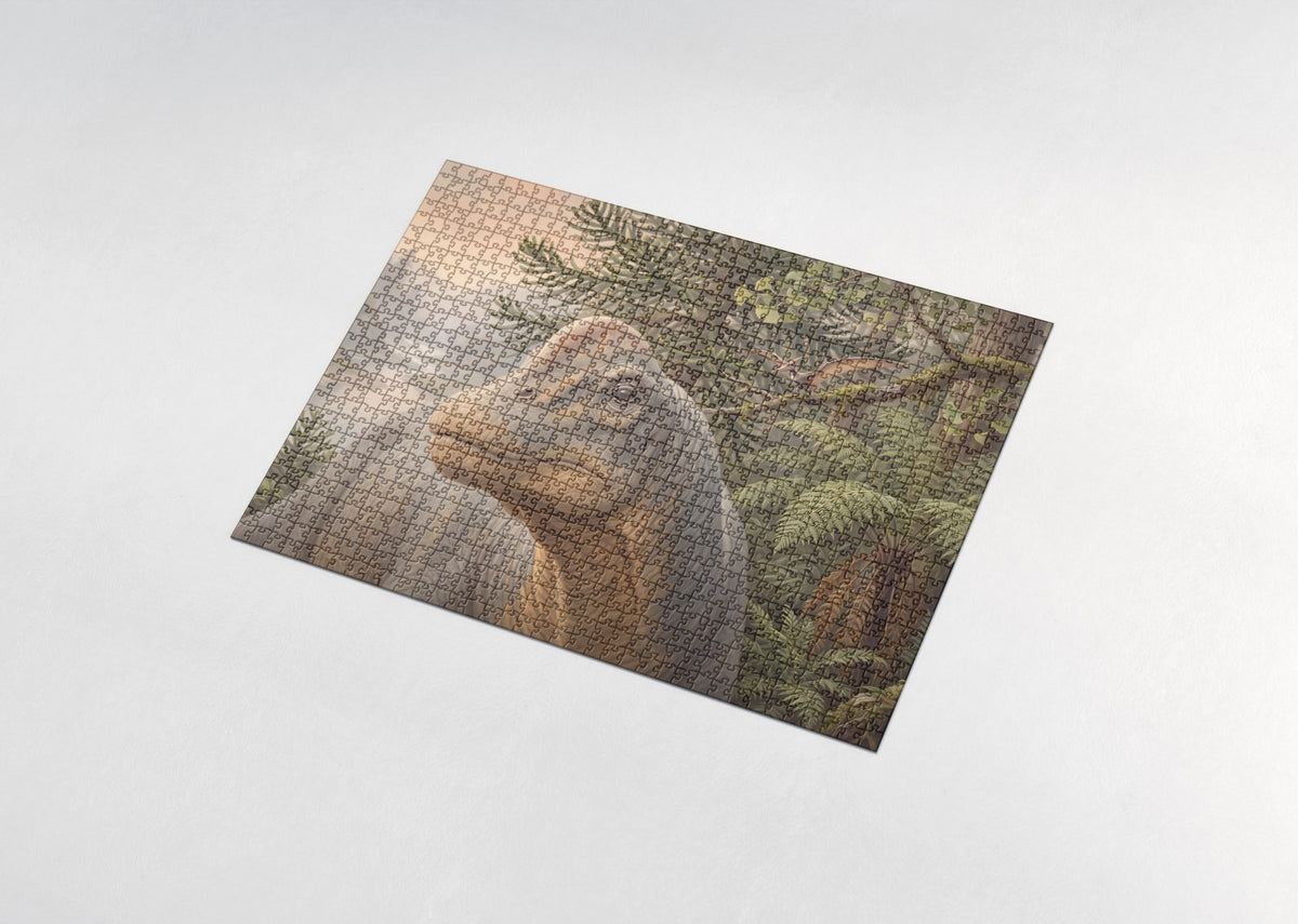 Brachiosaurus Portrait jigsaw puzzle - assembled puzzle