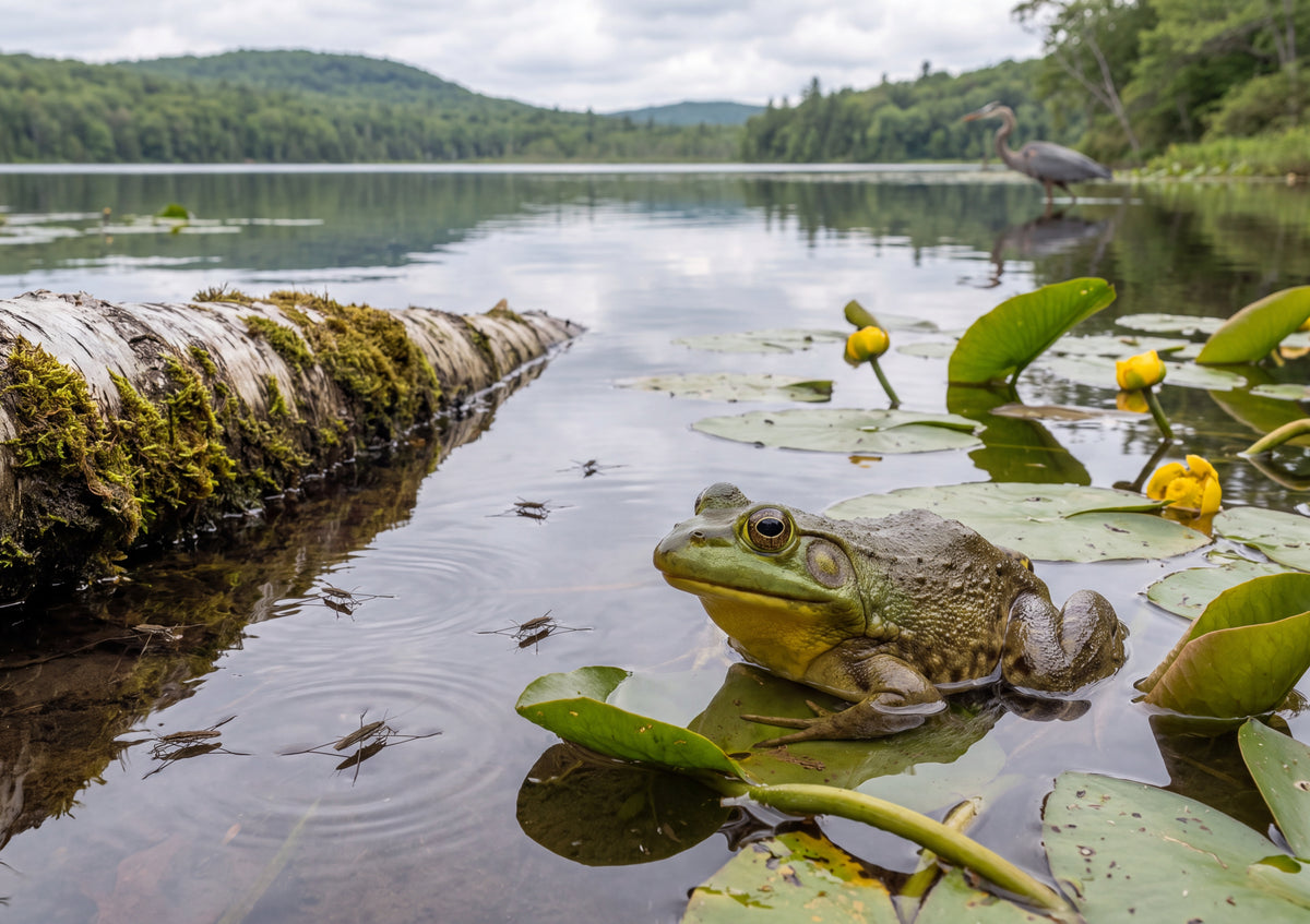 Bullfrog at the Lake Edge jigsaw puzzle