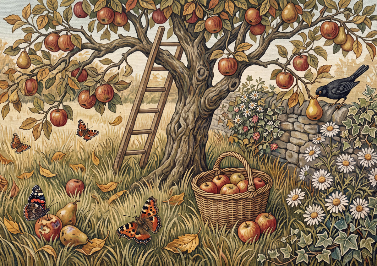 Butterflies in the Autumn Orchard jigsaw puzzle