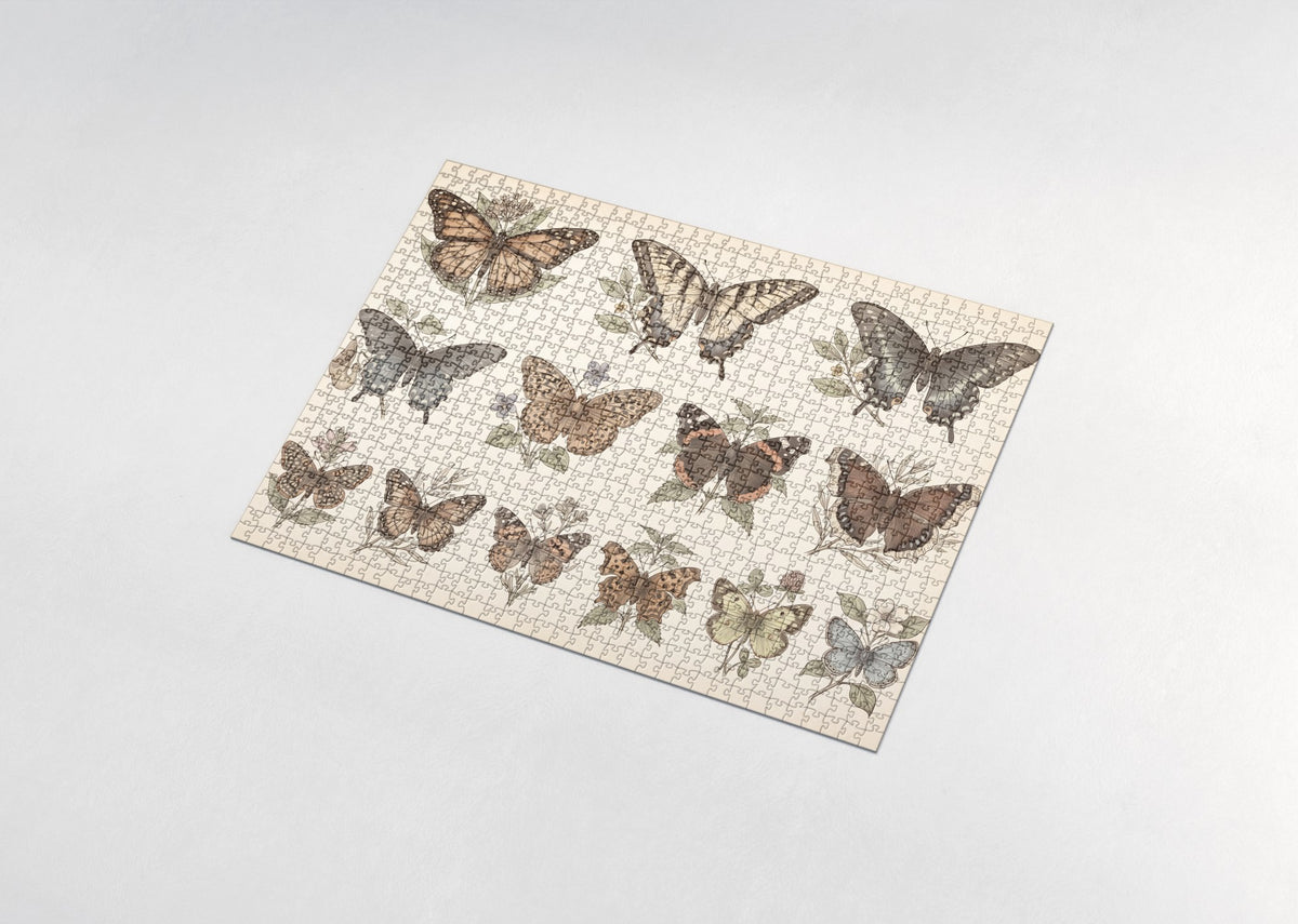 Butterflies of North America Field Guide jigsaw puzzle - assembled puzzle