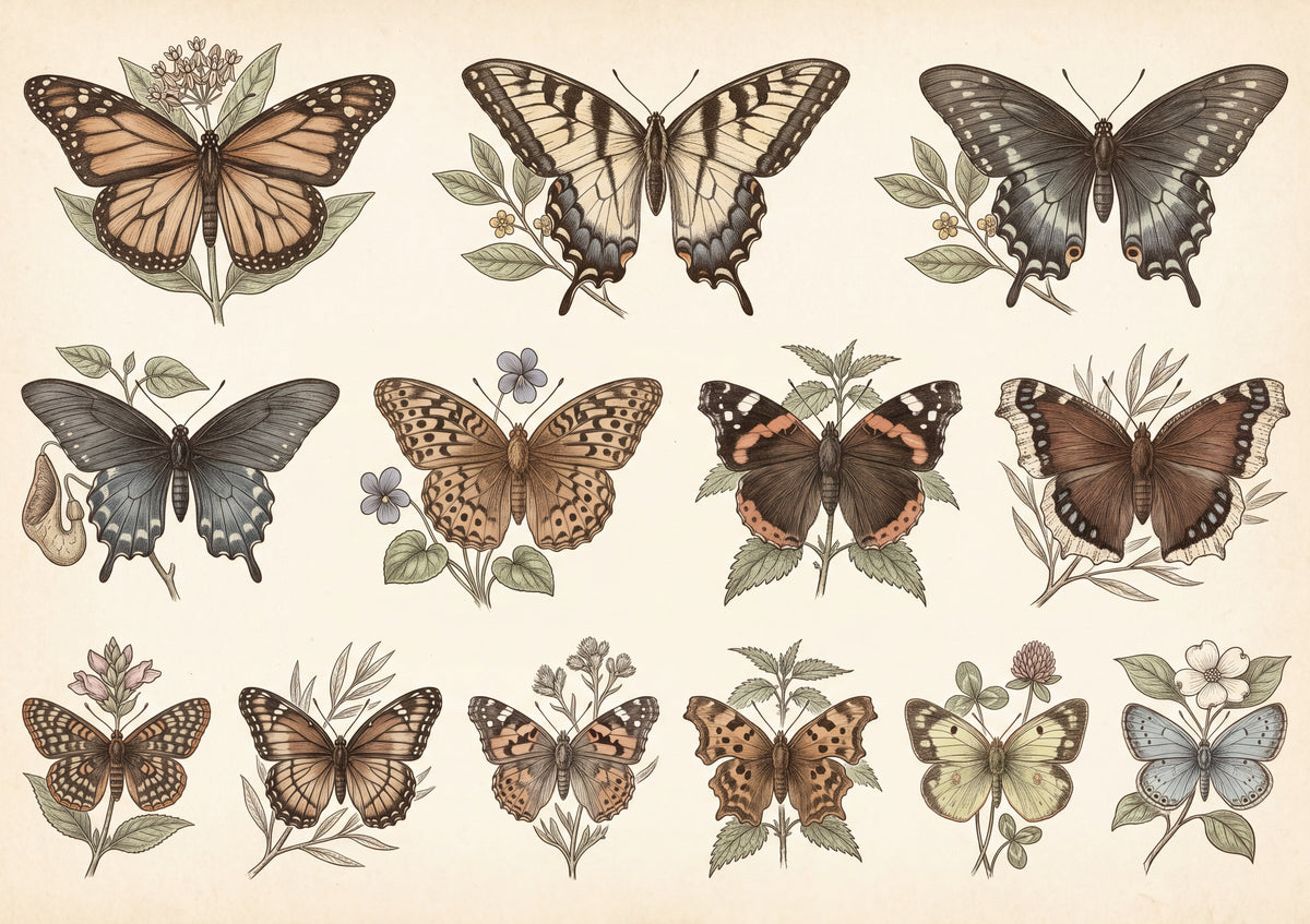 Butterflies of North America Field Guide jigsaw puzzle