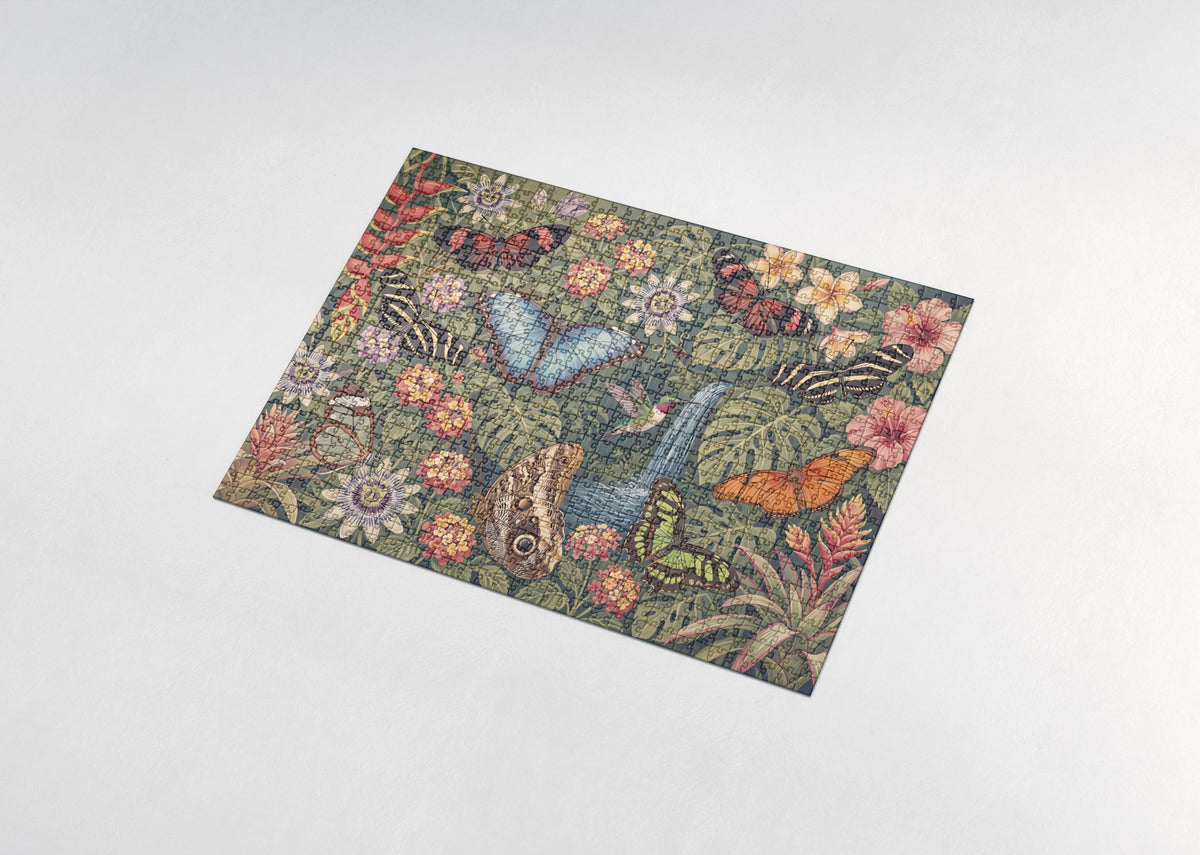 Butterflies of the Tropics jigsaw puzzle - assembled puzzle