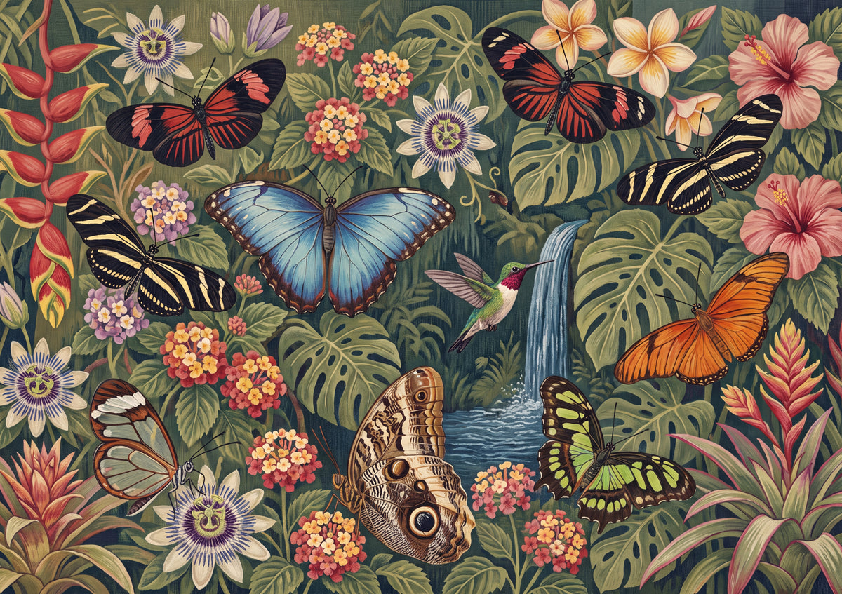 Butterflies of the Tropics jigsaw puzzle
