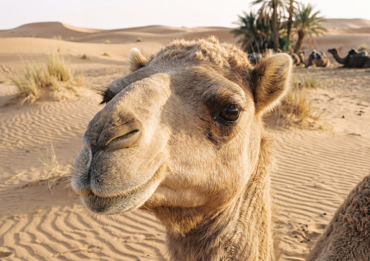 Camel Portrait with Long Lashes jigsaw puzzle
