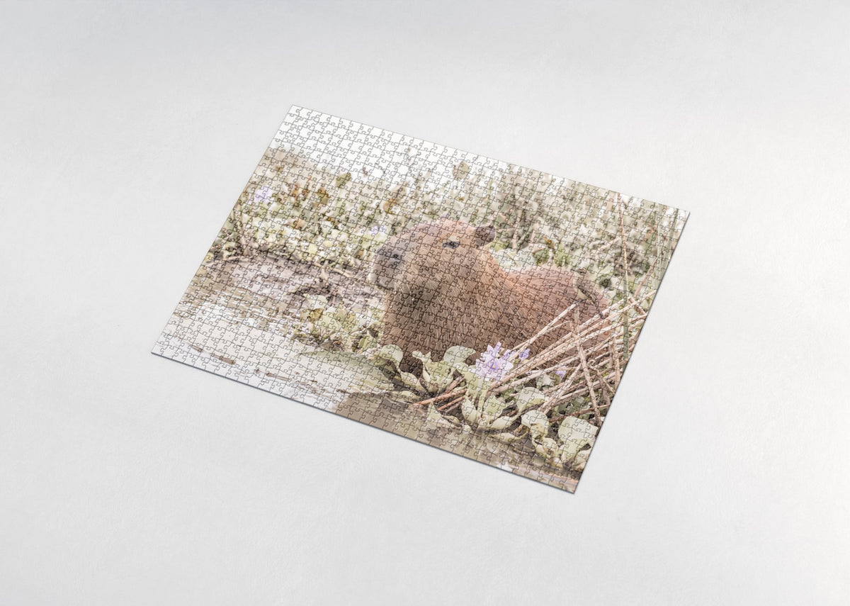 Capybara Portrait jigsaw puzzle - assembled puzzle