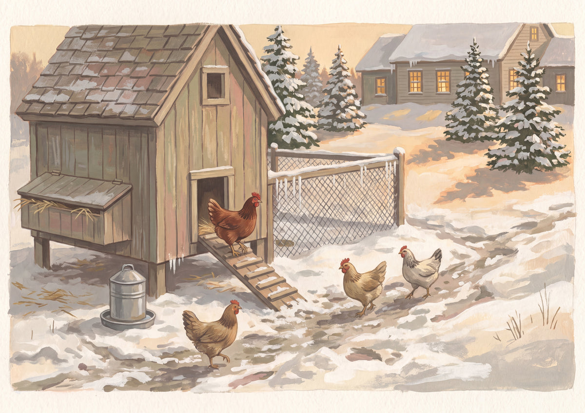 Chicken Coop at Golden Hour jigsaw puzzle