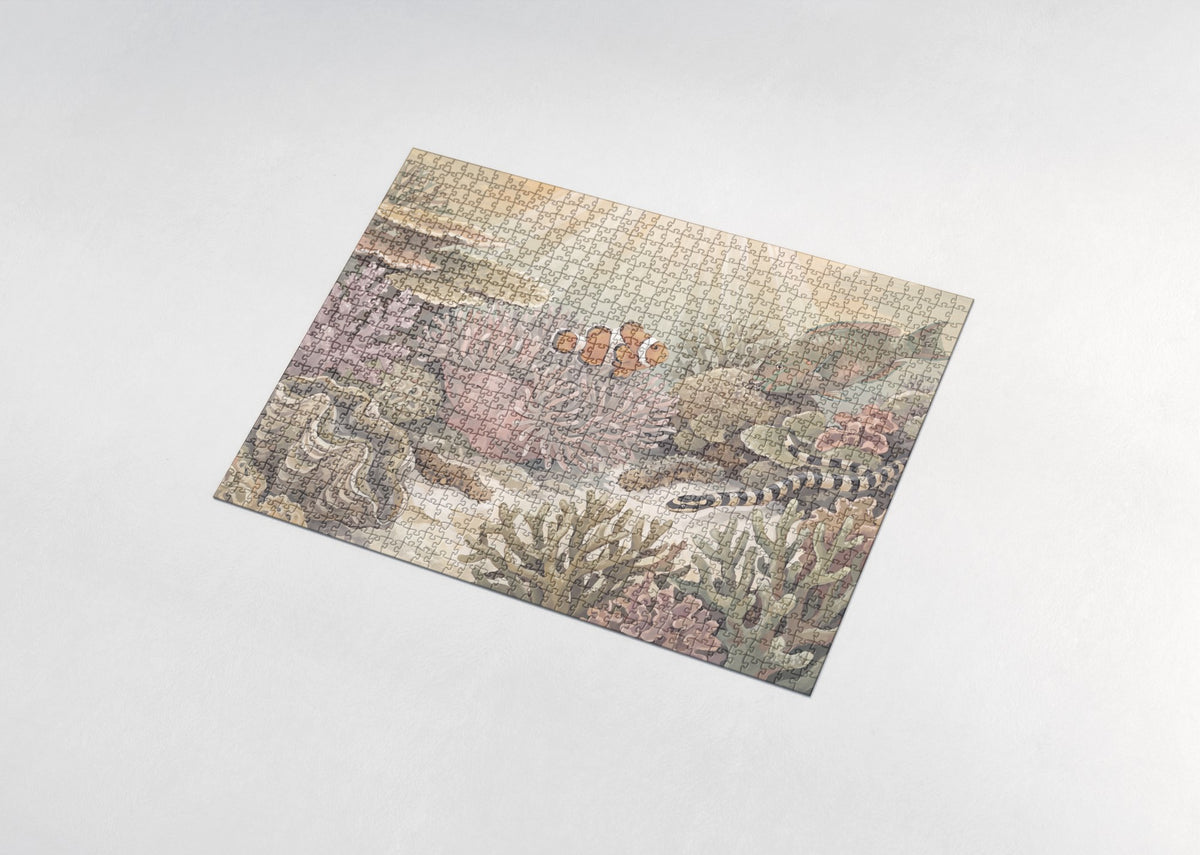 Clownfish Among the Coral Garden jigsaw puzzle - assembled puzzle