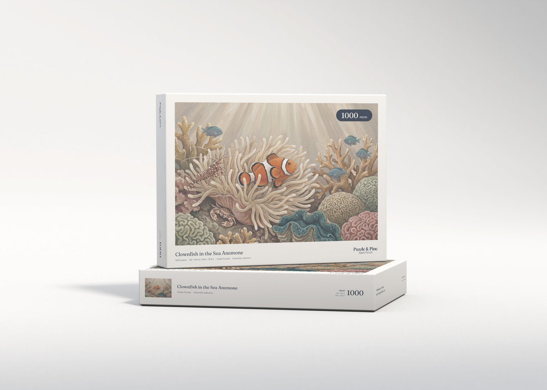 Clownfish in the Sea Anemone jigsaw puzzle - gift box