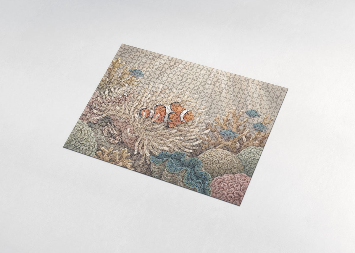 Clownfish in the Sea Anemone jigsaw puzzle - assembled puzzle