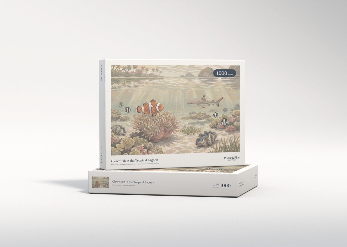 Clownfish in the Tropical Lagoon jigsaw puzzle - gift box