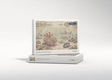 Clownfish in the Tropical Lagoon jigsaw puzzle - gift box