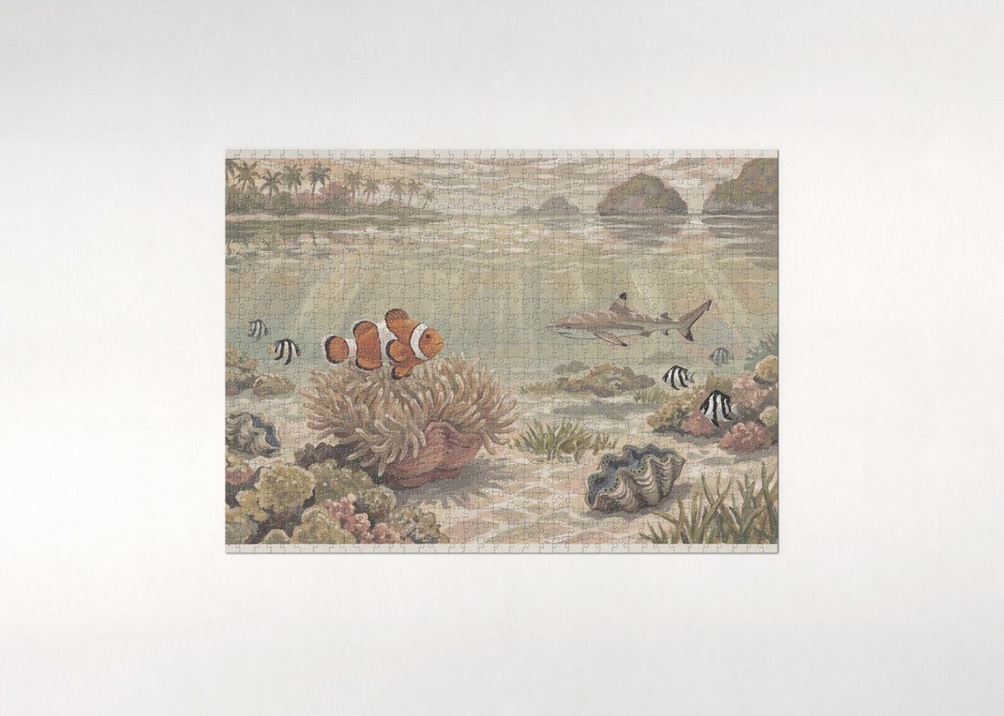 Clownfish in the Tropical Lagoon jigsaw puzzle - gift box