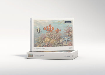 Clownfish Pair on the Reef jigsaw puzzle - gift box