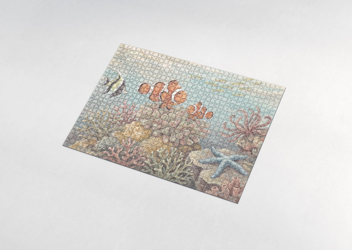 Clownfish Pair on the Reef jigsaw puzzle - assembled puzzle