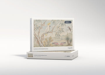 Cockatoo in the Eucalyptus Grove jigsaw puzzle - gift box