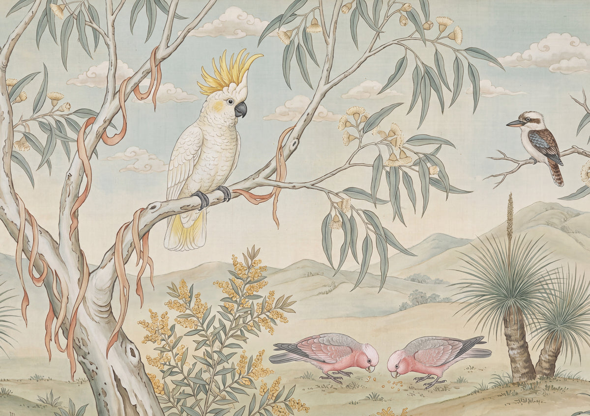 Cockatoo in the Eucalyptus Grove jigsaw puzzle