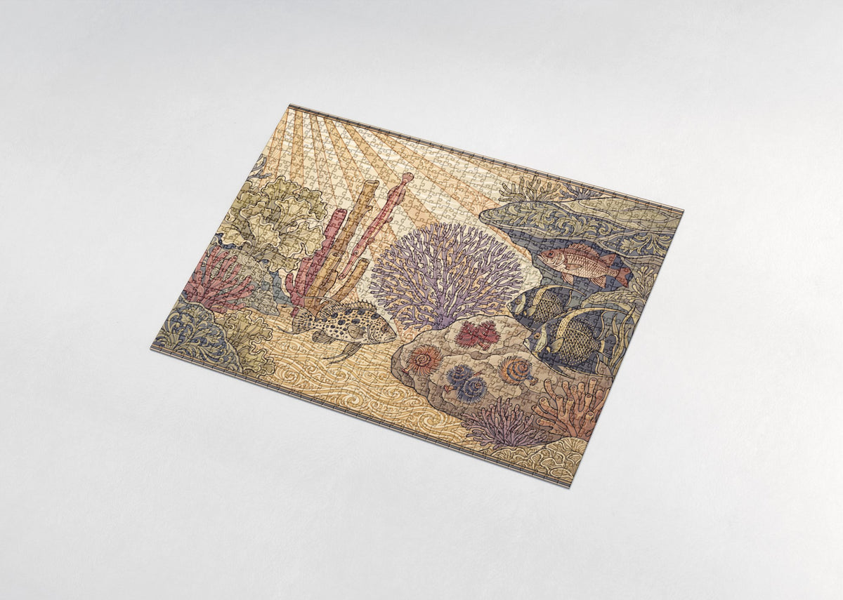 Coral Garden in the Afternoon Light jigsaw puzzle - assembled puzzle