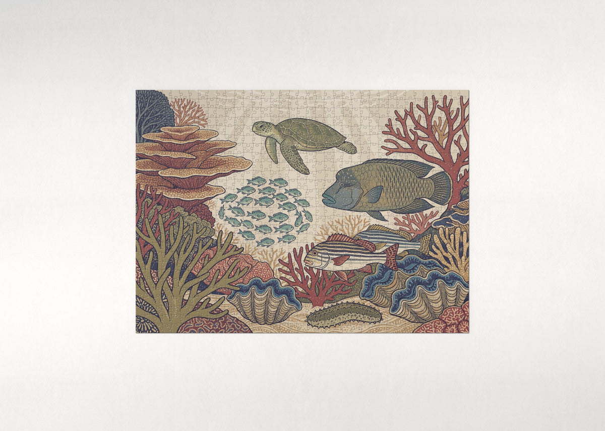 Coral Reef at the Great Barrier jigsaw puzzle - flat puzzle