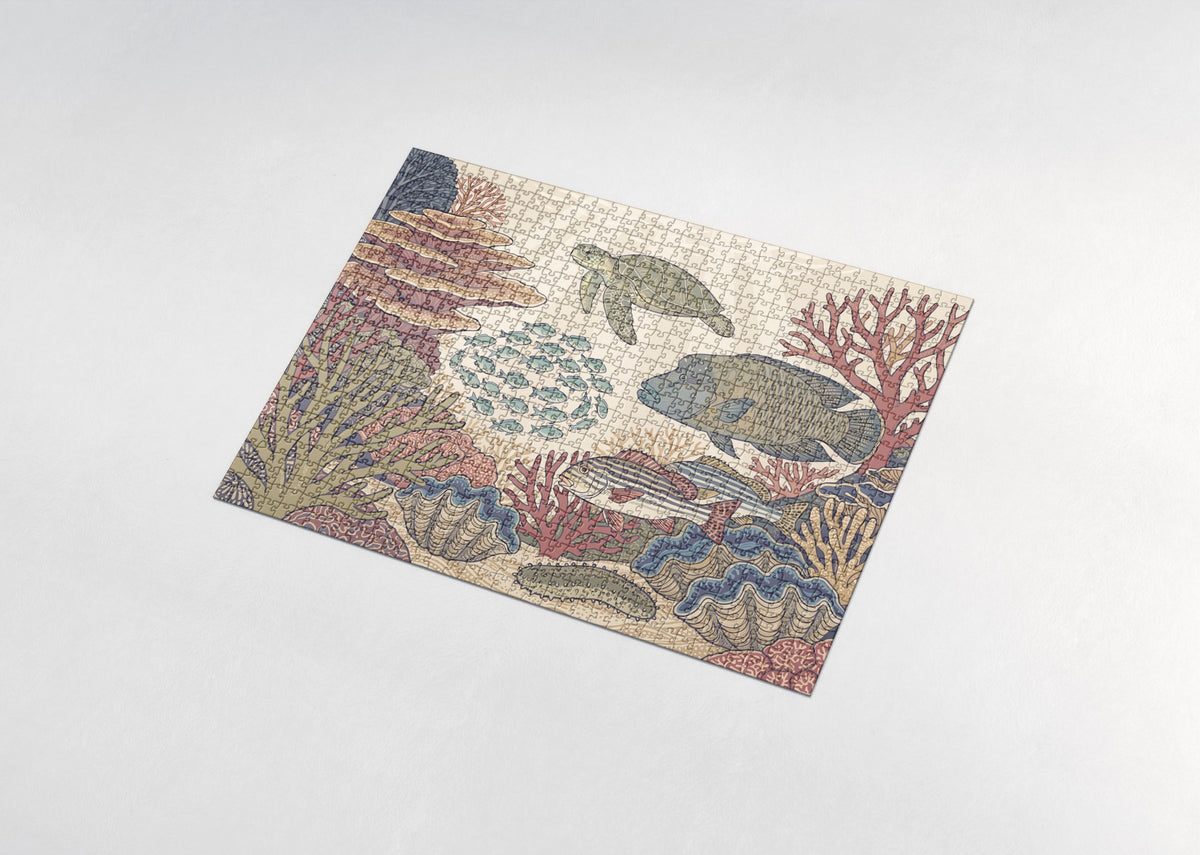 Coral Reef at the Great Barrier jigsaw puzzle - assembled puzzle