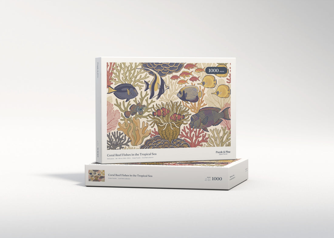 Coral Reef Fishes in the Tropical Sea jigsaw puzzle - gift box