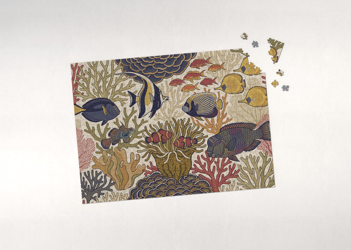 Coral Reef Fishes in the Tropical Sea jigsaw puzzle - puzzle with loose pieces