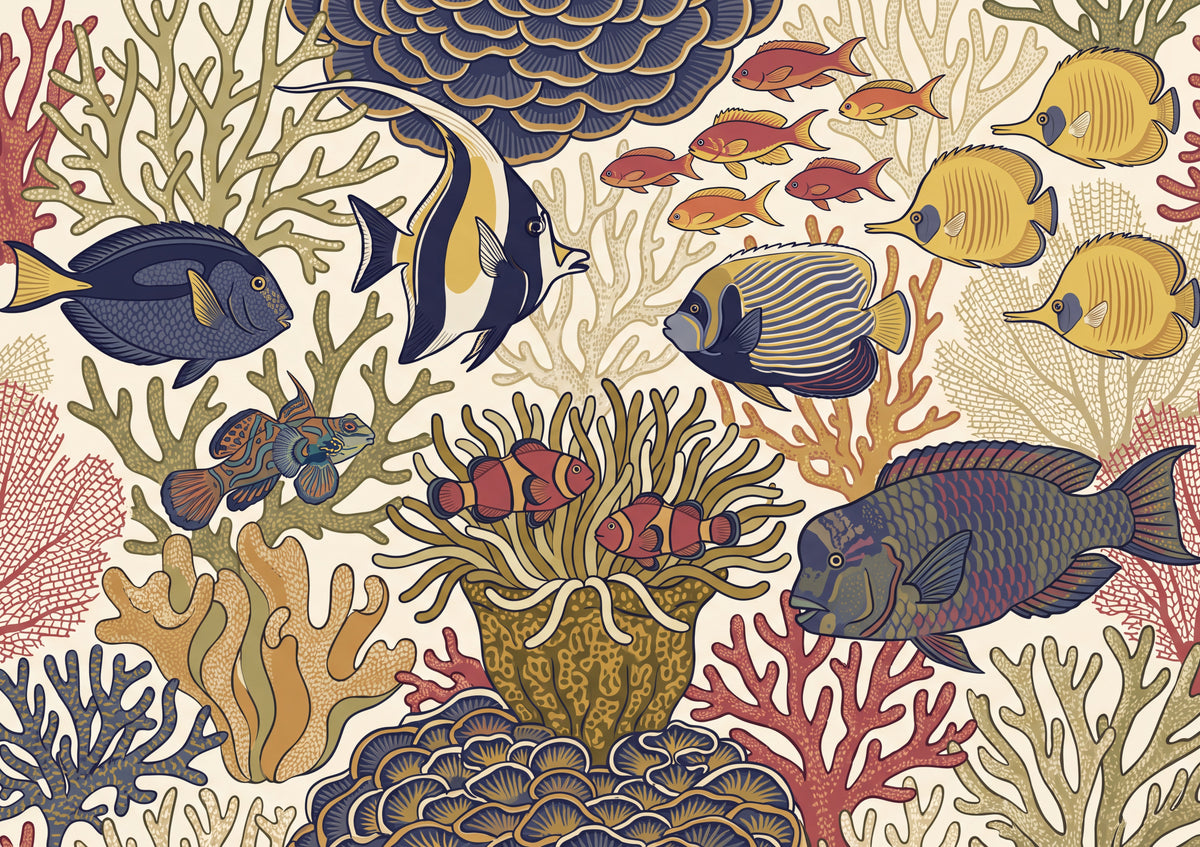 Coral Reef Fishes in the Tropical Sea jigsaw puzzle