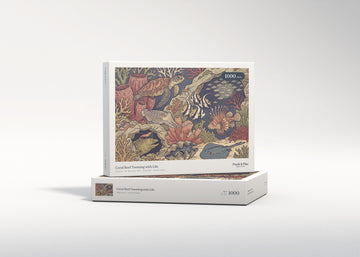 Coral Reef Teeming with Life jigsaw puzzle - gift box