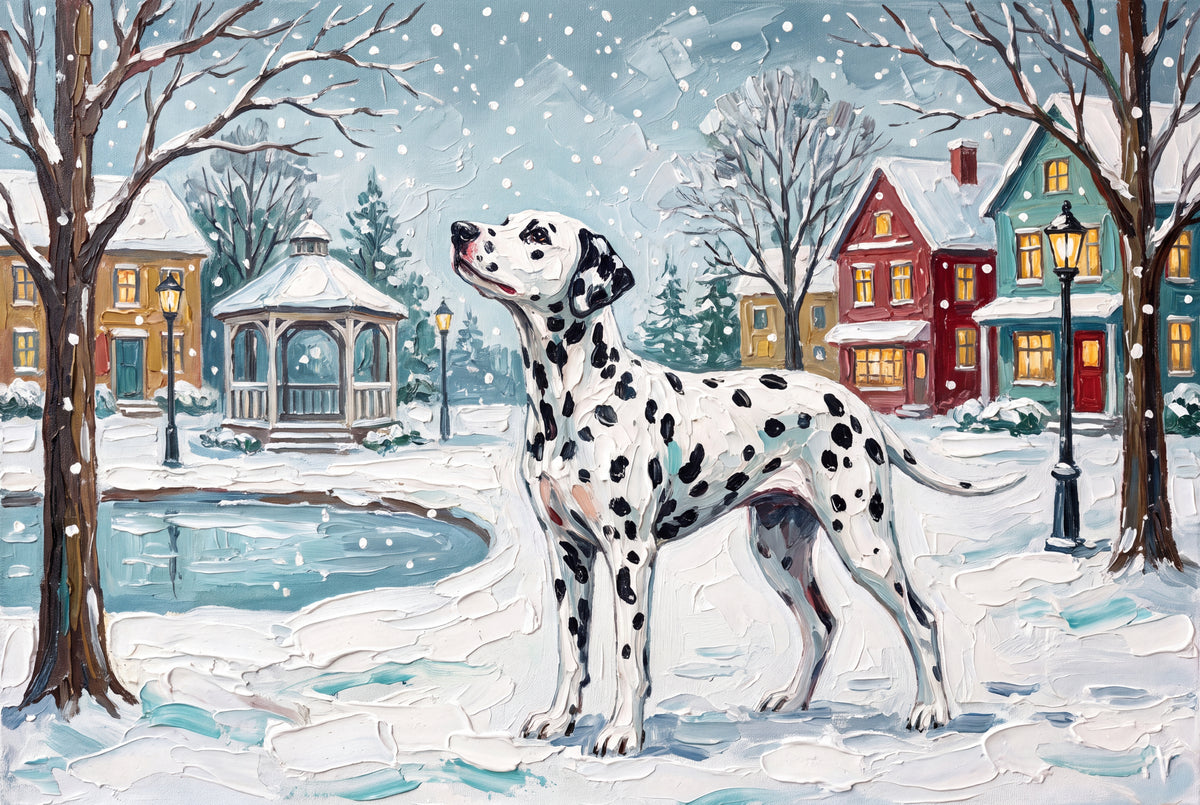 Dalmatian Snow Day Spots jigsaw puzzle