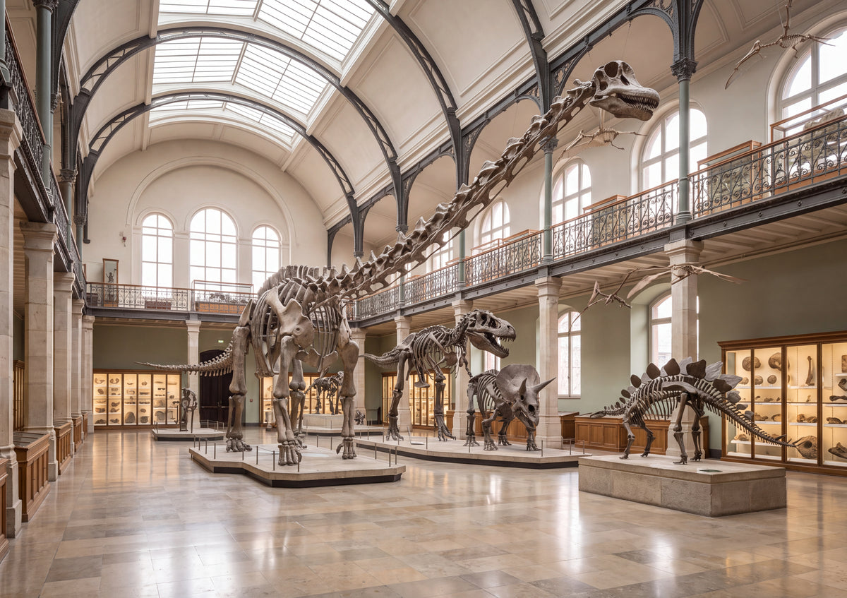 Dinosaur Skeleton Hall at the Museum jigsaw puzzle