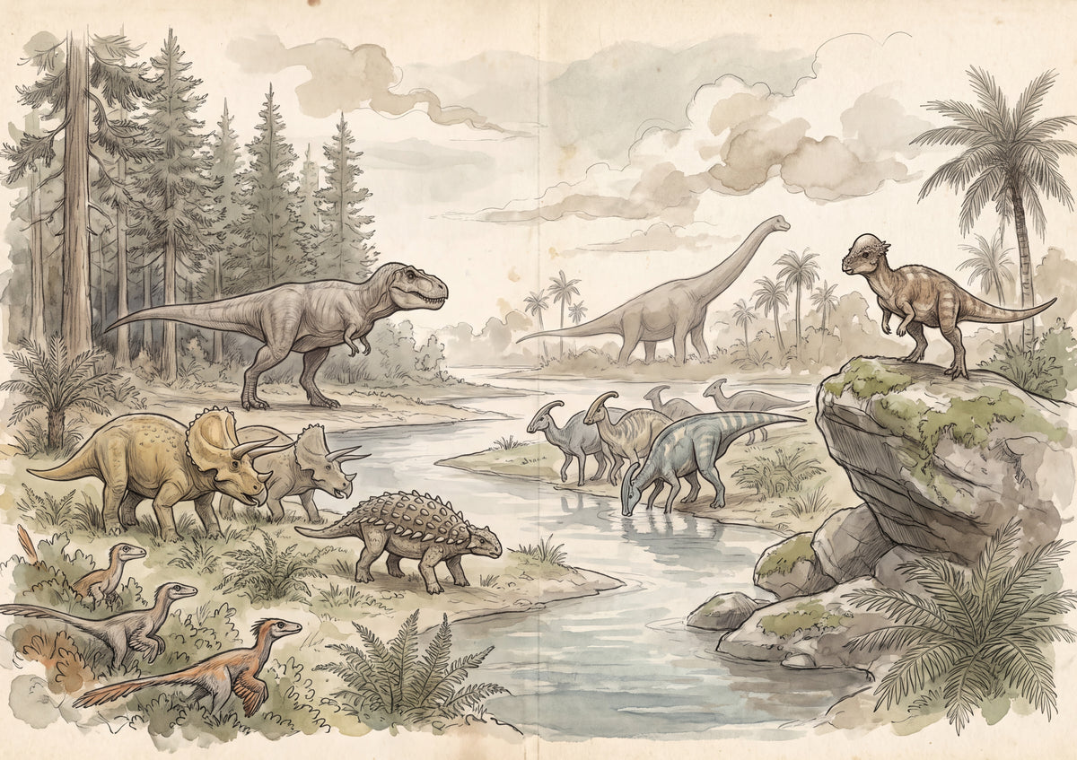 Dinosaurs of the World Field Guide jigsaw puzzle