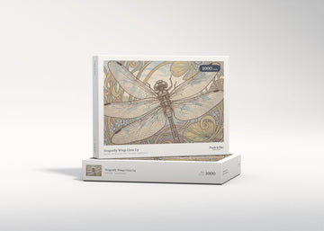 Dragonfly Wings Close Up jigsaw puzzle - gift box