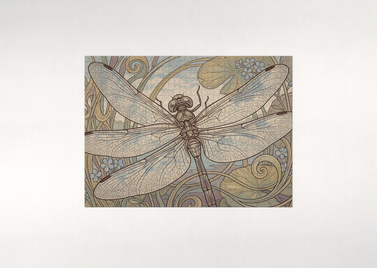 Dragonfly Wings Close Up jigsaw puzzle - flat puzzle