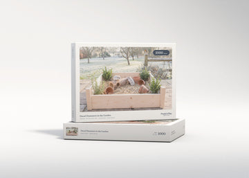 Dwarf Hamsters in the Garden jigsaw puzzle - gift box