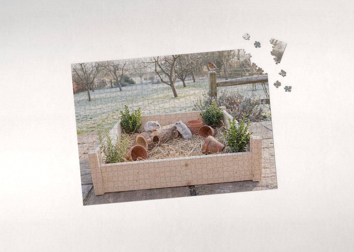 Dwarf Hamsters in the Garden jigsaw puzzle - puzzle with loose pieces