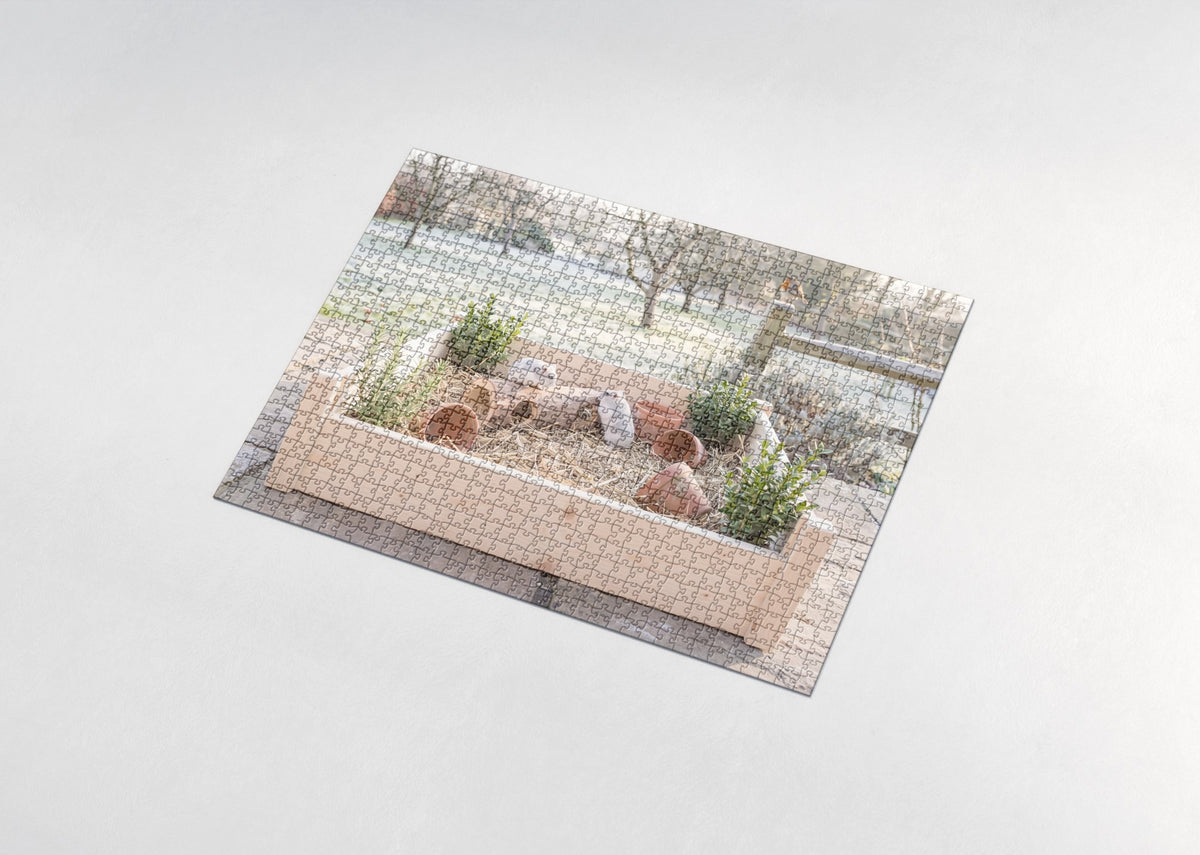 Dwarf Hamsters in the Garden jigsaw puzzle - assembled puzzle