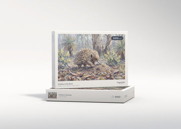 Echidna in the Bush jigsaw puzzle - gift box